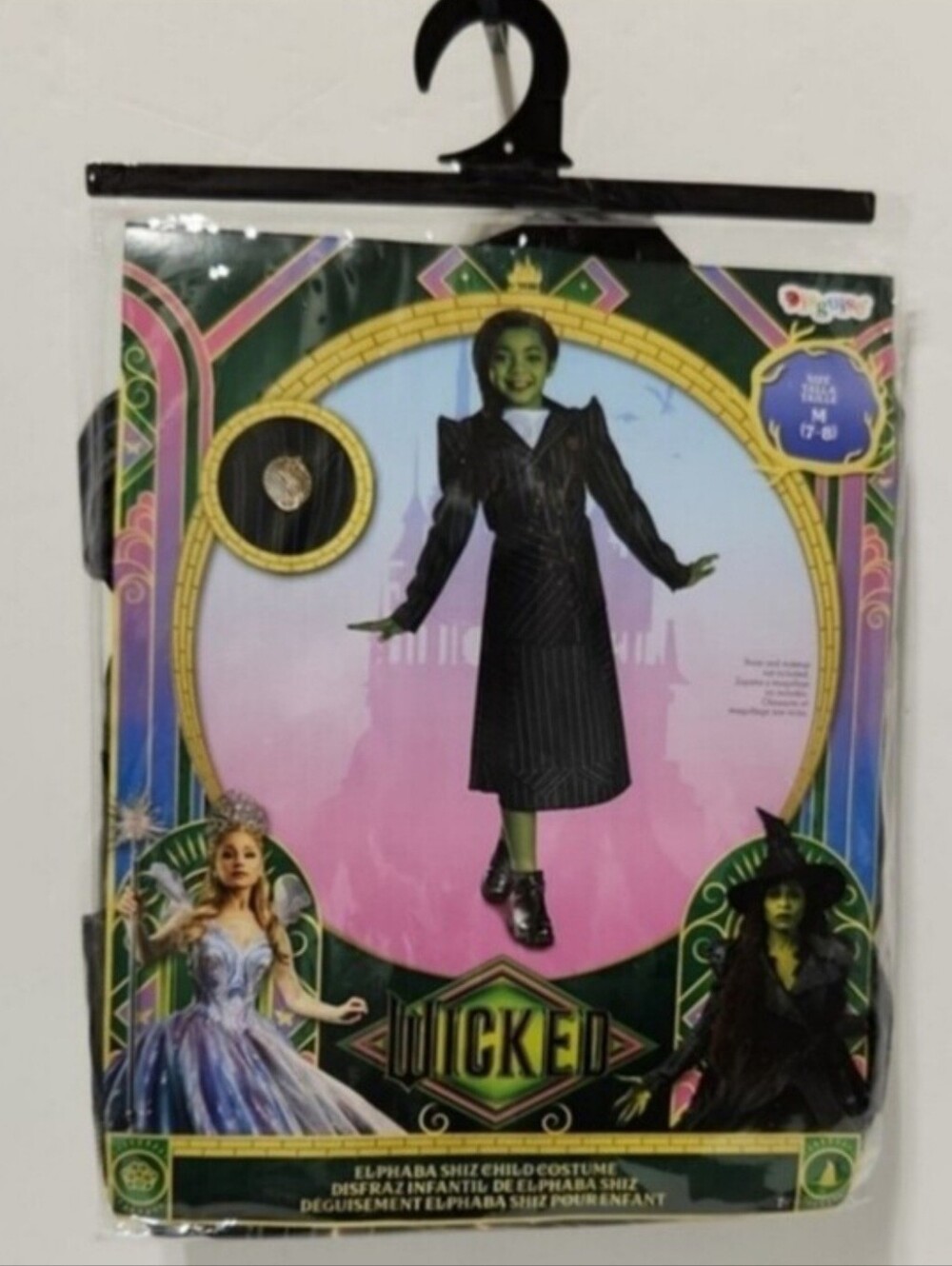 Wicked M(7-8) Elphaba Shiz University Pinstripe Outfit Costume
